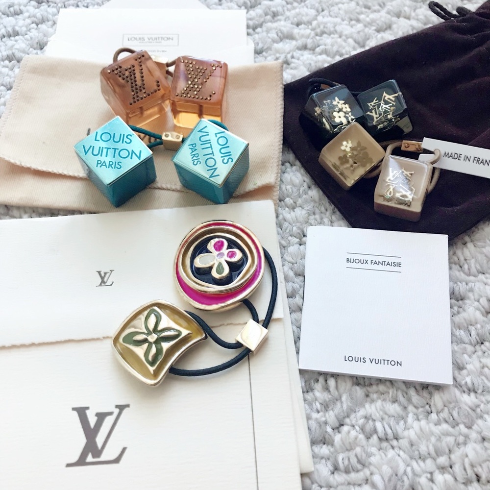 hair cube collection and LV thank you card😊